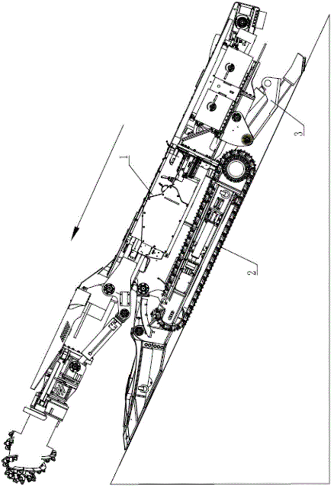 Auxiliary pushing mechanism for tunneller