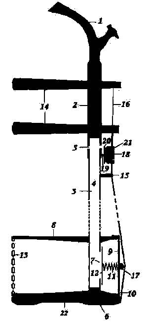 Multi-sound-channel plastic-plate erhu