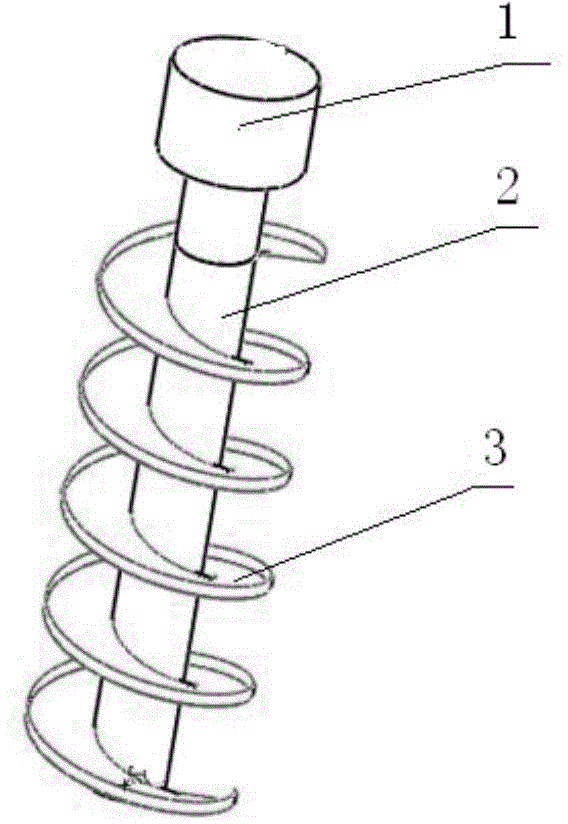 Device for preparing ice slurry by use of spiral drawknife device