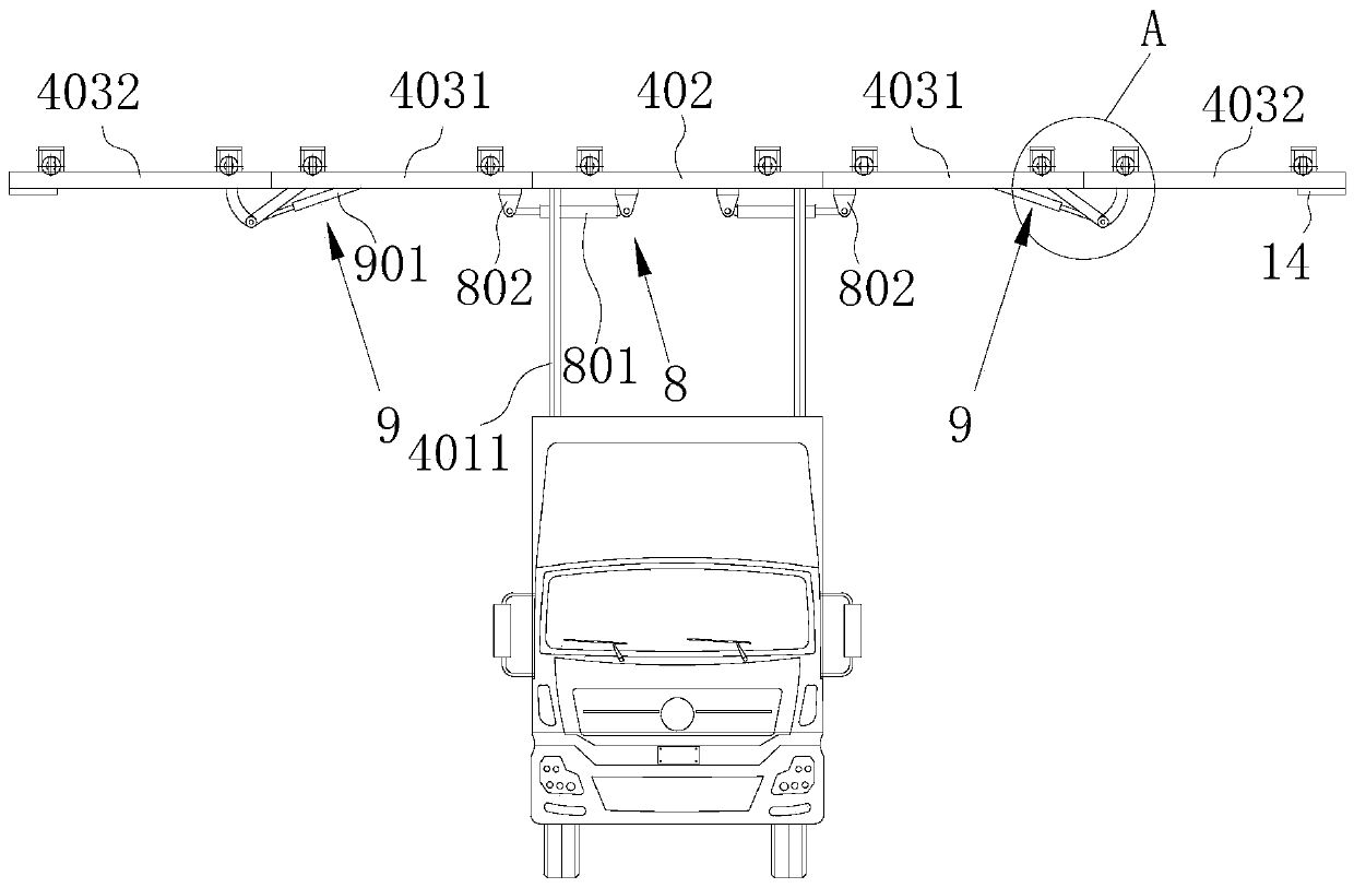 Engineering maintenance vehicle