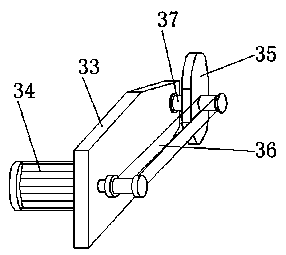 Efficient shredding device for pasture in animal husbandry