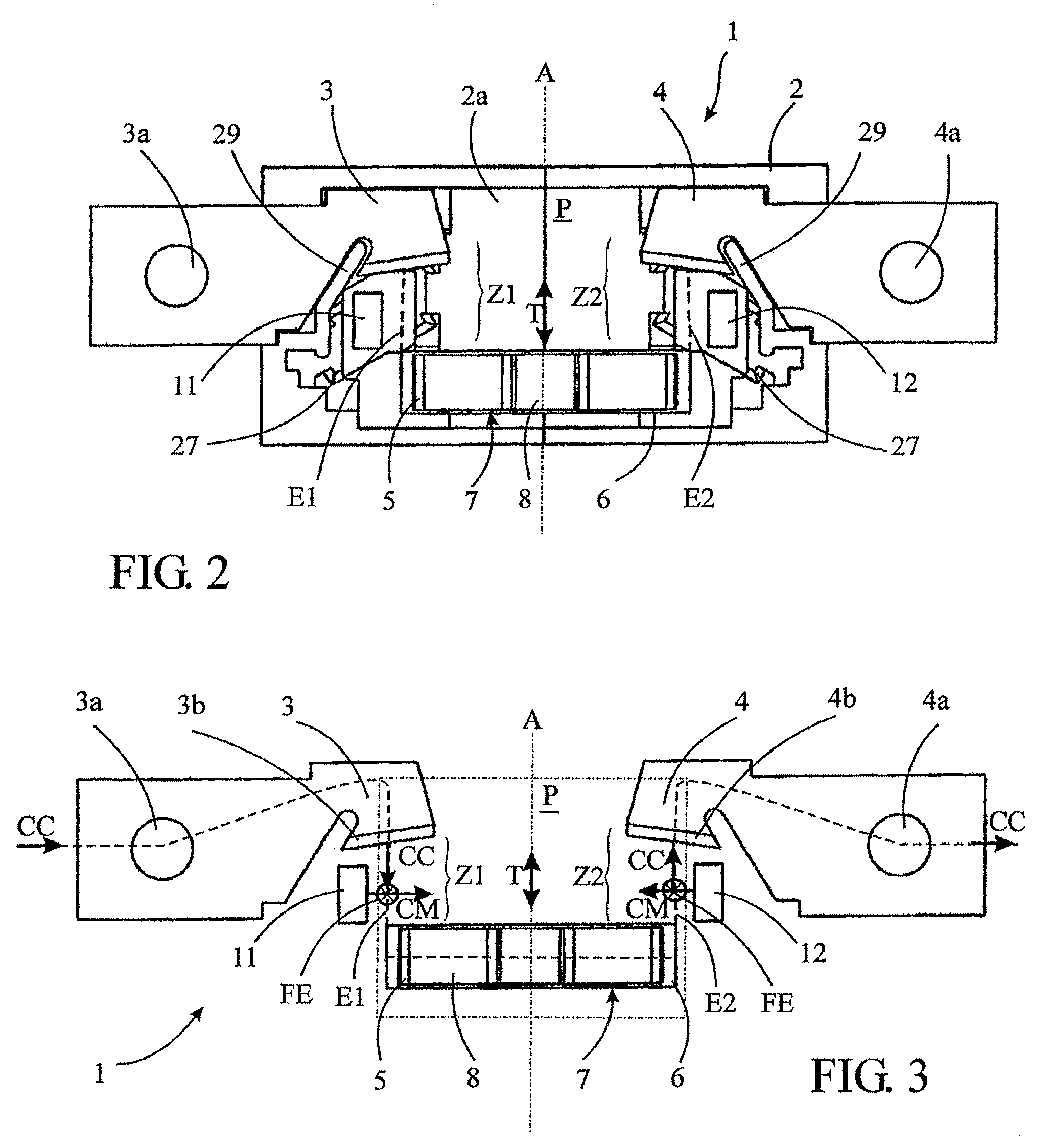 Electrical switching device, notably for direct current, equipped with a magnetic module for blowing the electric arc