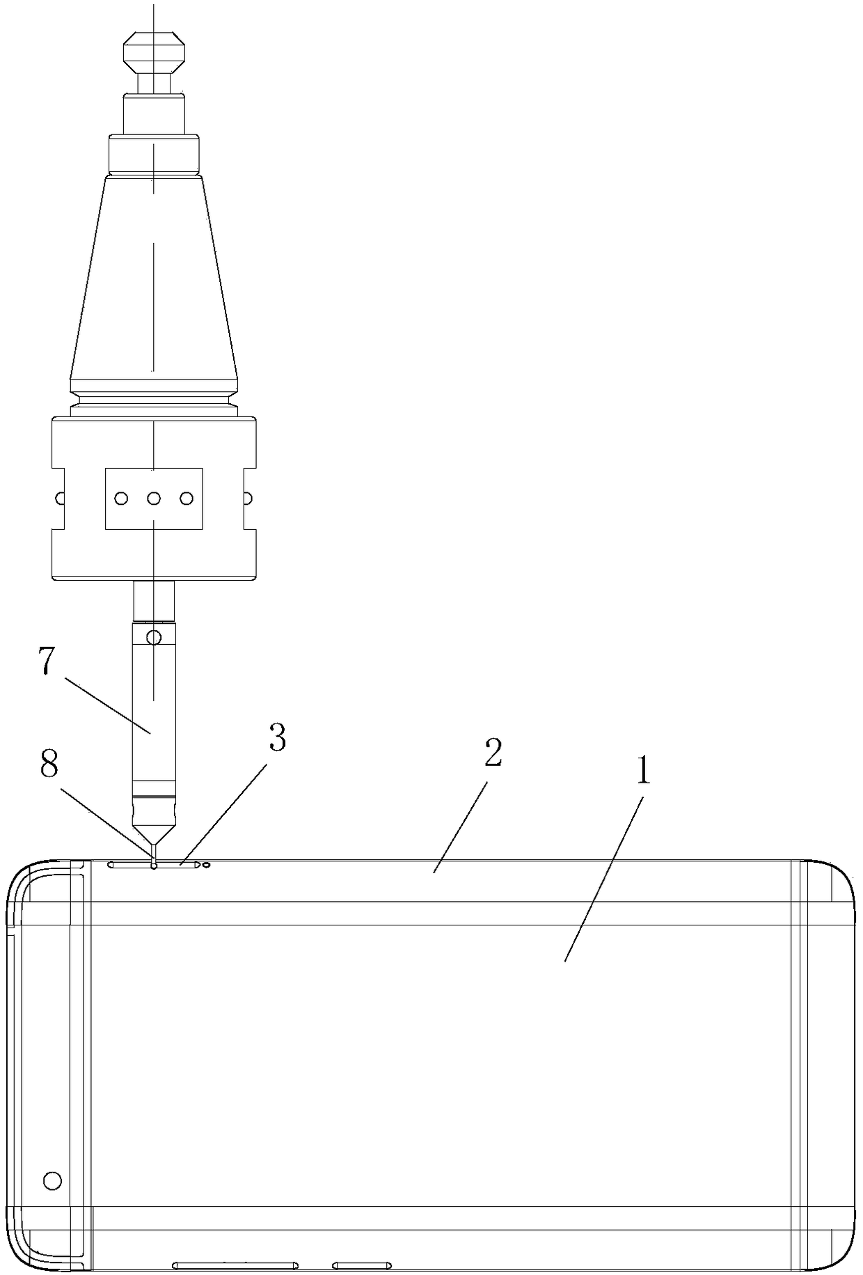 Methods of machining side holes on curved surfaces