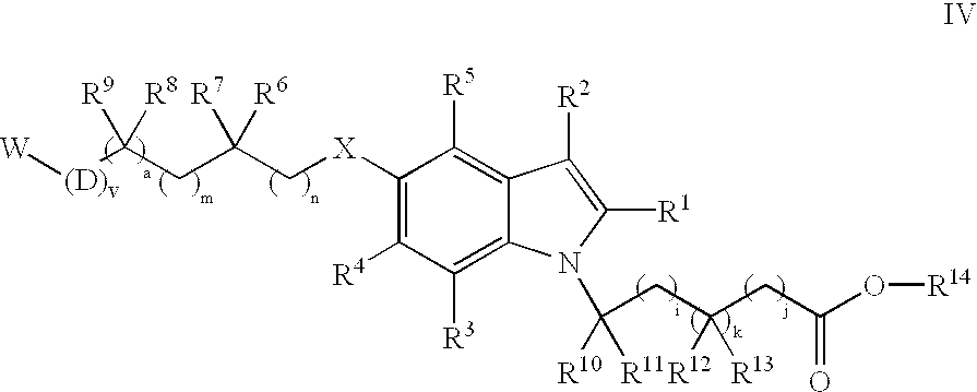 Substituted indoles and their use as integrin antagonists