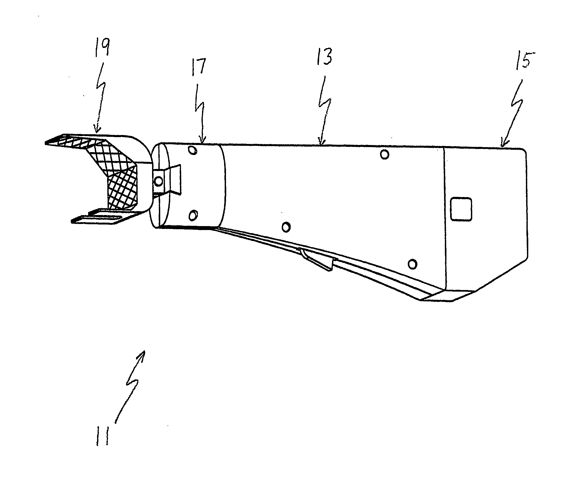 Bone shaping device for knee replacement