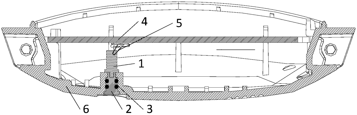 A pin needle structure and an electronic device including the pin needle structure