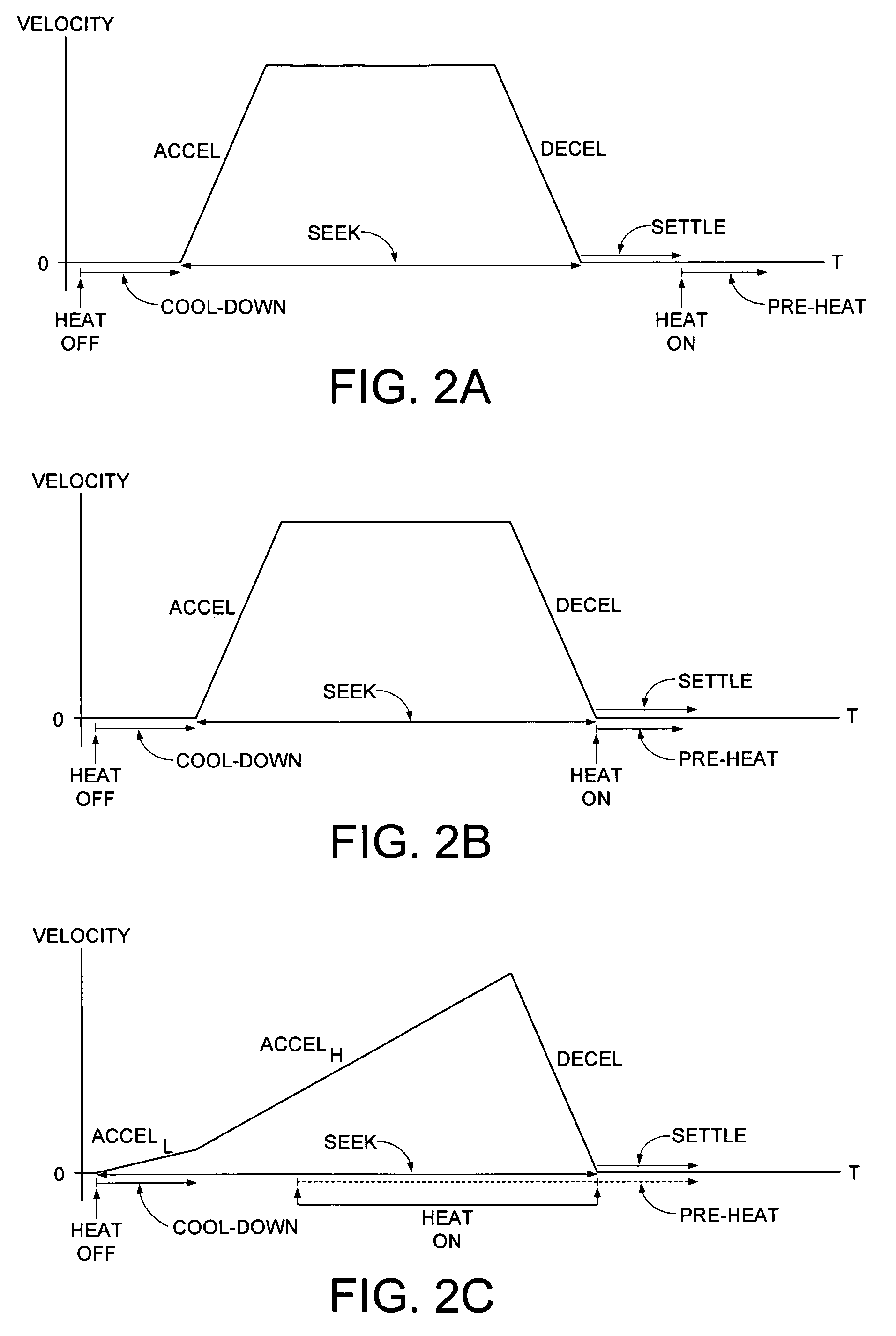 Disk drive decreasing head temperature to increase fly-height during seek operation