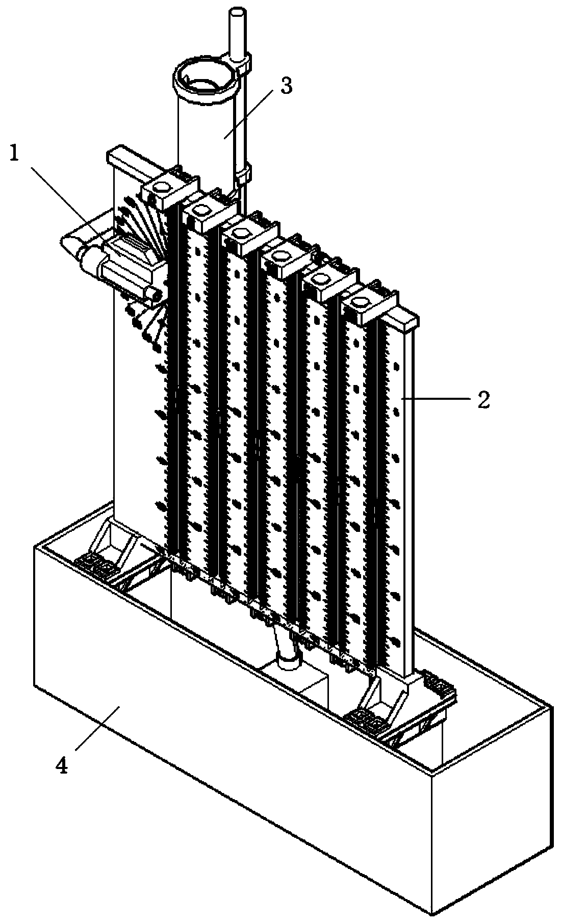 Multifunctional continuous projectile motion experiment instrument