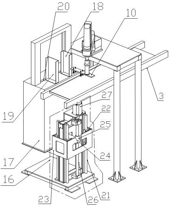 Stacking and bundling production line for special-shaped cigarettes and production method