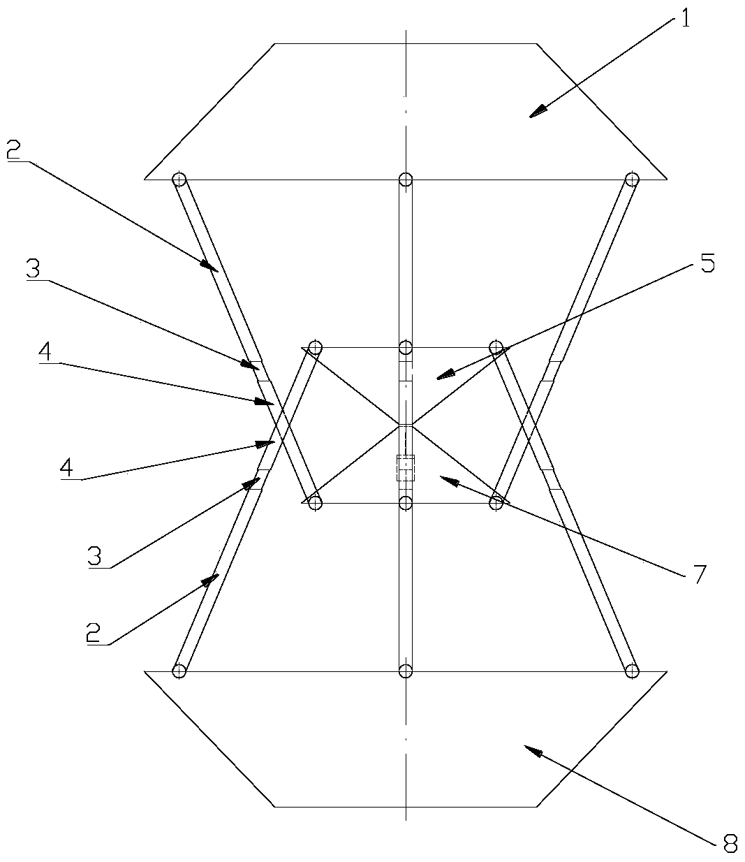 A vhf-uhf band broadband omnidirectional receiving antenna