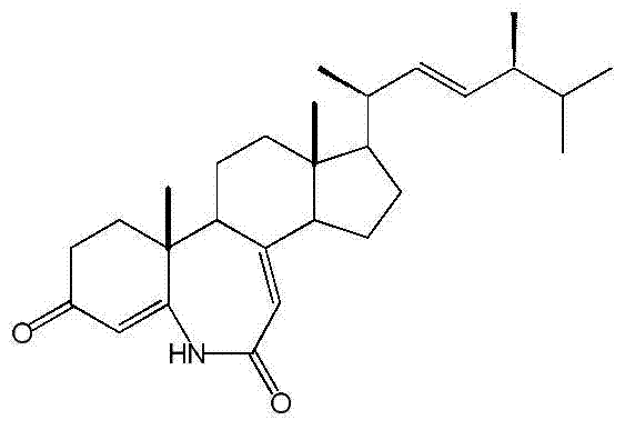 A sterol lactam compound piprolactam and its use in the preparation of anti-complement drugs