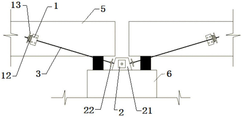 Beam falling prevention device