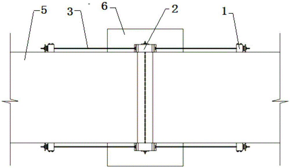 Beam falling prevention device