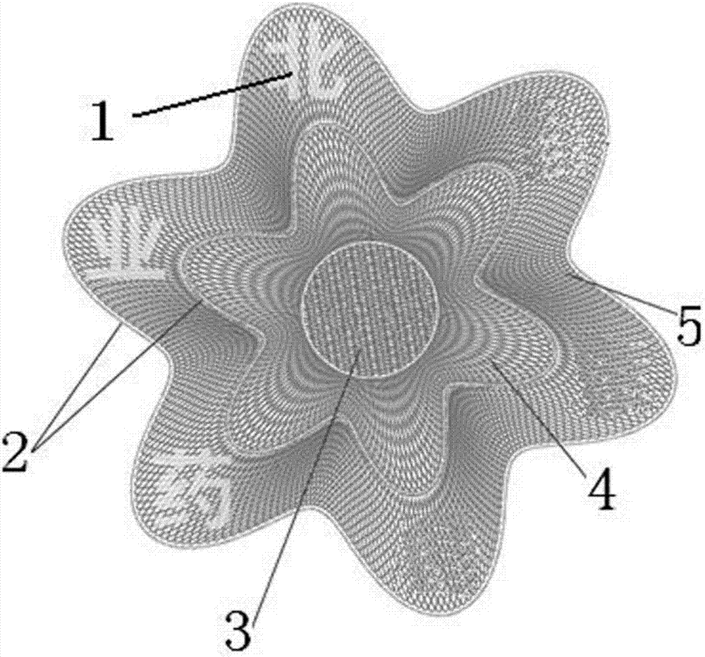 Anti-counterfeiting label capable of detecting temperature and manufacturing method