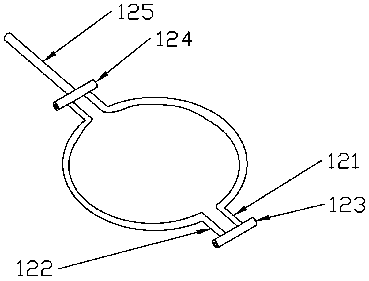 Intraocular lens capsular bag injector and intraocular lens capsular bag injection assembly