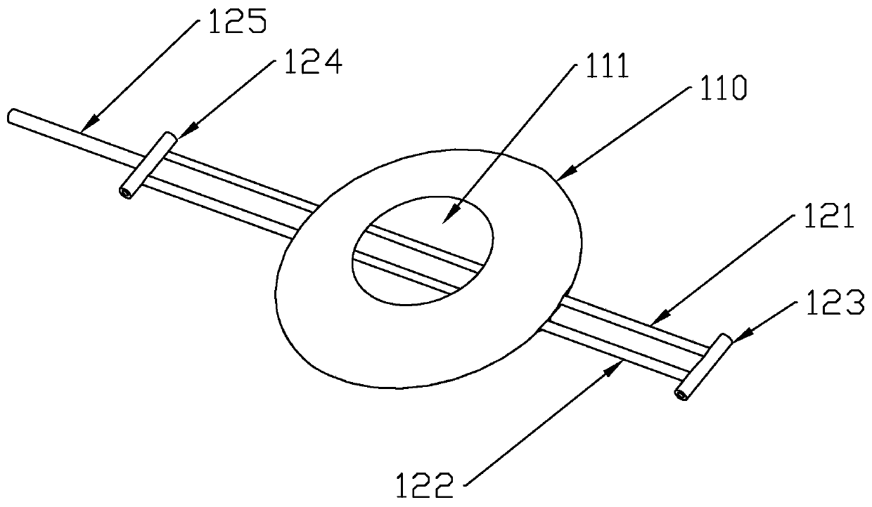 Intraocular lens capsular bag injector and intraocular lens capsular bag injection assembly