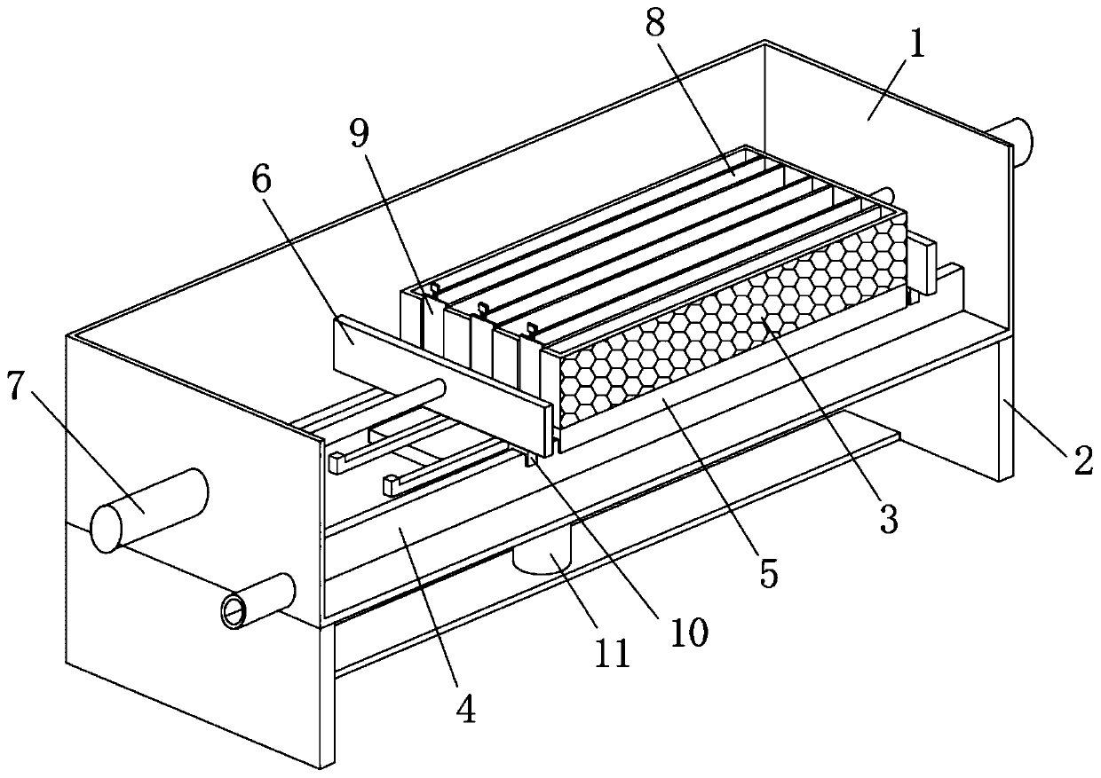 Integrated device for pearl producing, screening and cleaning