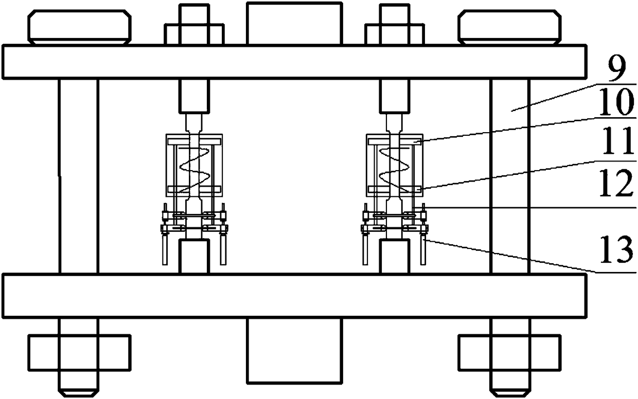 A kind of experimental device and test method of uniaxial bree solution