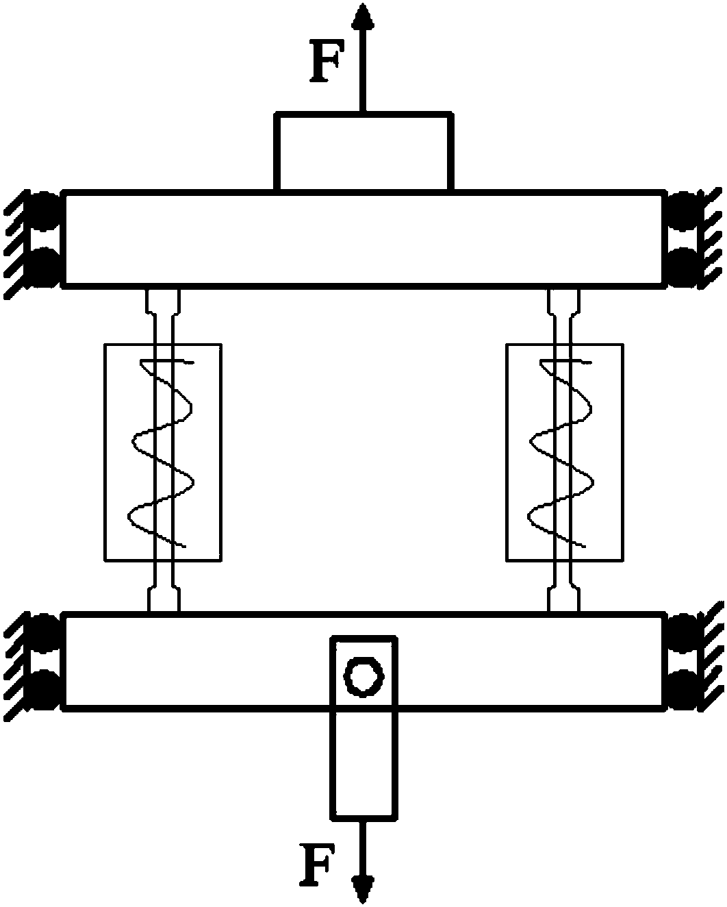 A kind of experimental device and test method of uniaxial bree solution