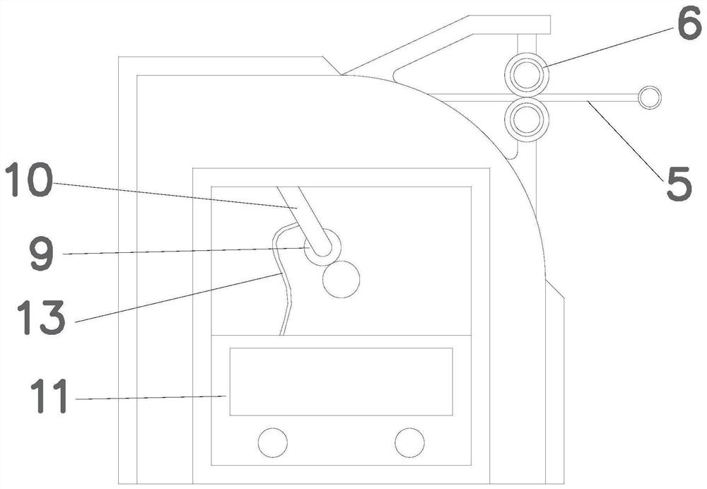 Integrated real-time monitoring device for landslide deep part