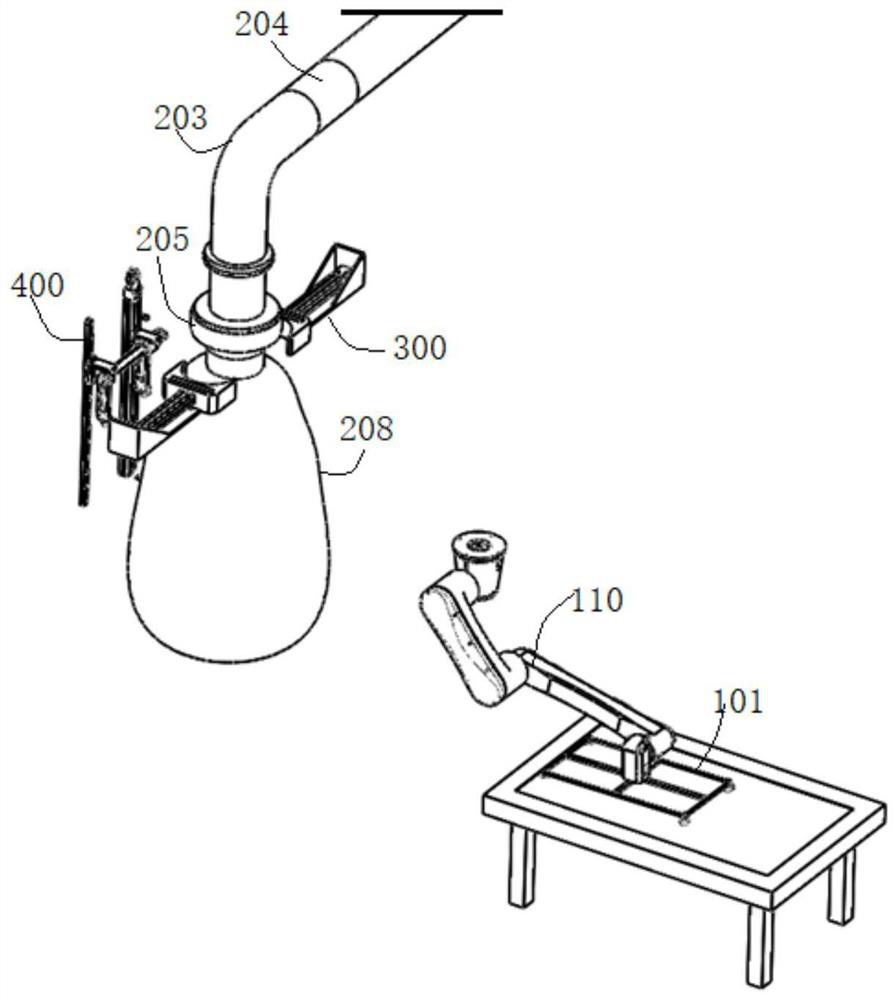 A detection device and detection method for automatic bagging weighing