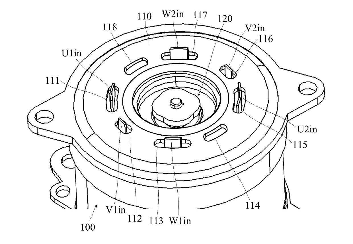 Motor, and electric power steering apparatus and vehicle equipped with the same