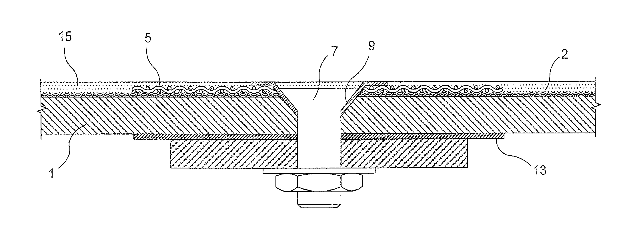 Protection device against electrical discharges in aircraft