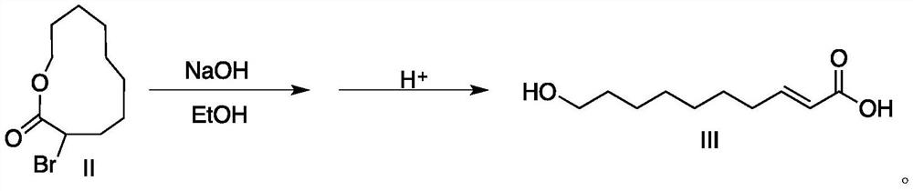 A kind of preparation method of royal jelly acid