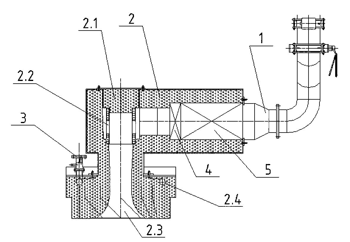 Heat accumulative gas burner