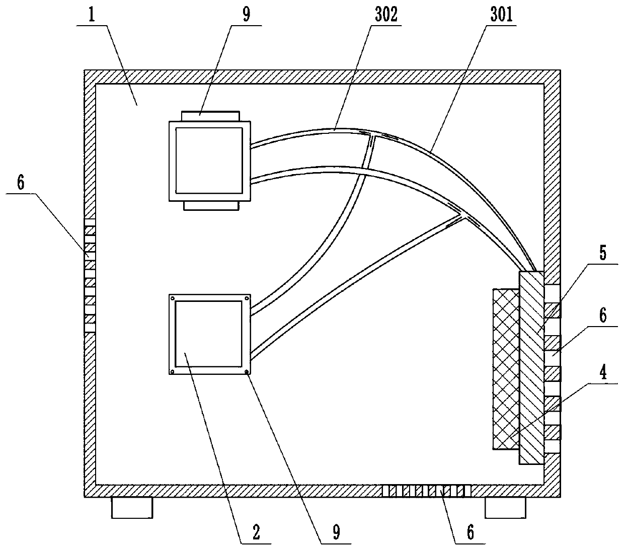 Computer cooling case and cooling method thereof