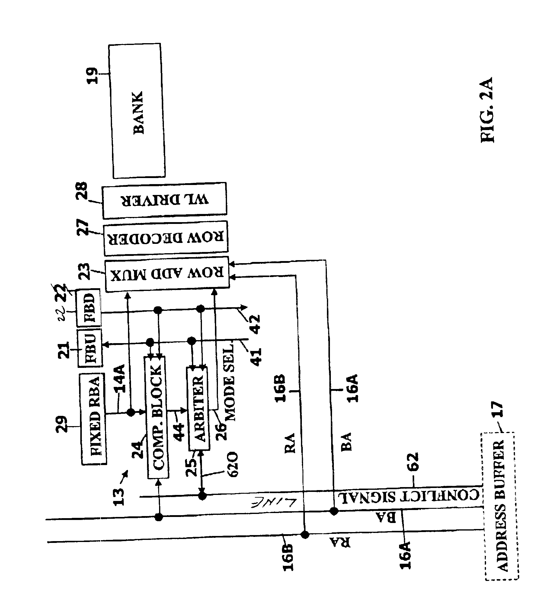 Dynamic random access memory with smart refresh scheduler