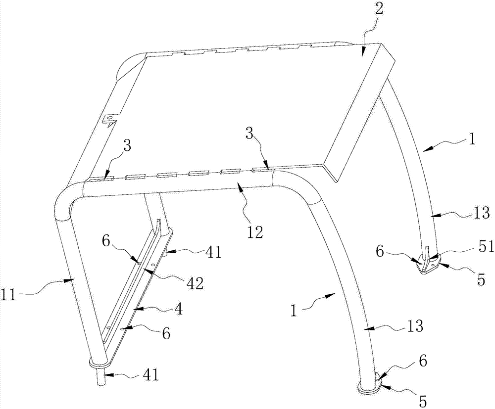 Safety protection device on road roller