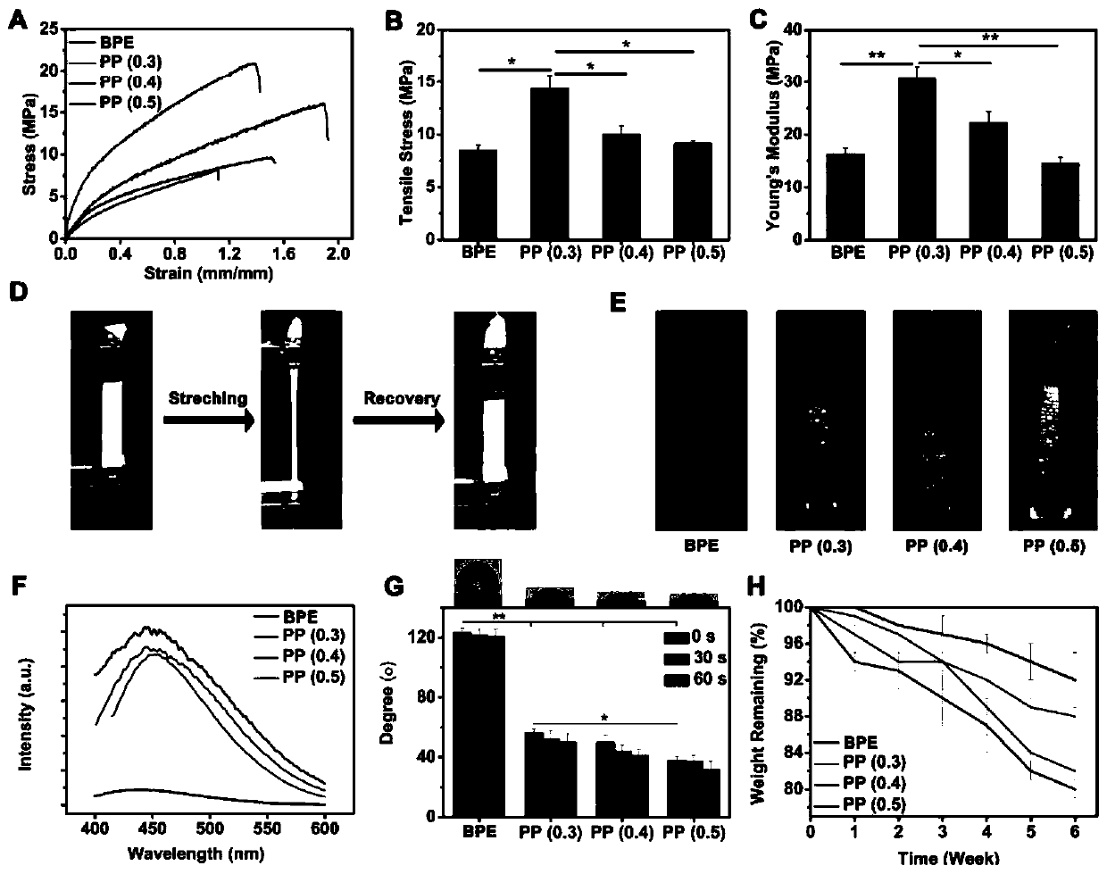 A silicon-based elastic nanofiber bone repair material and its preparation method and application