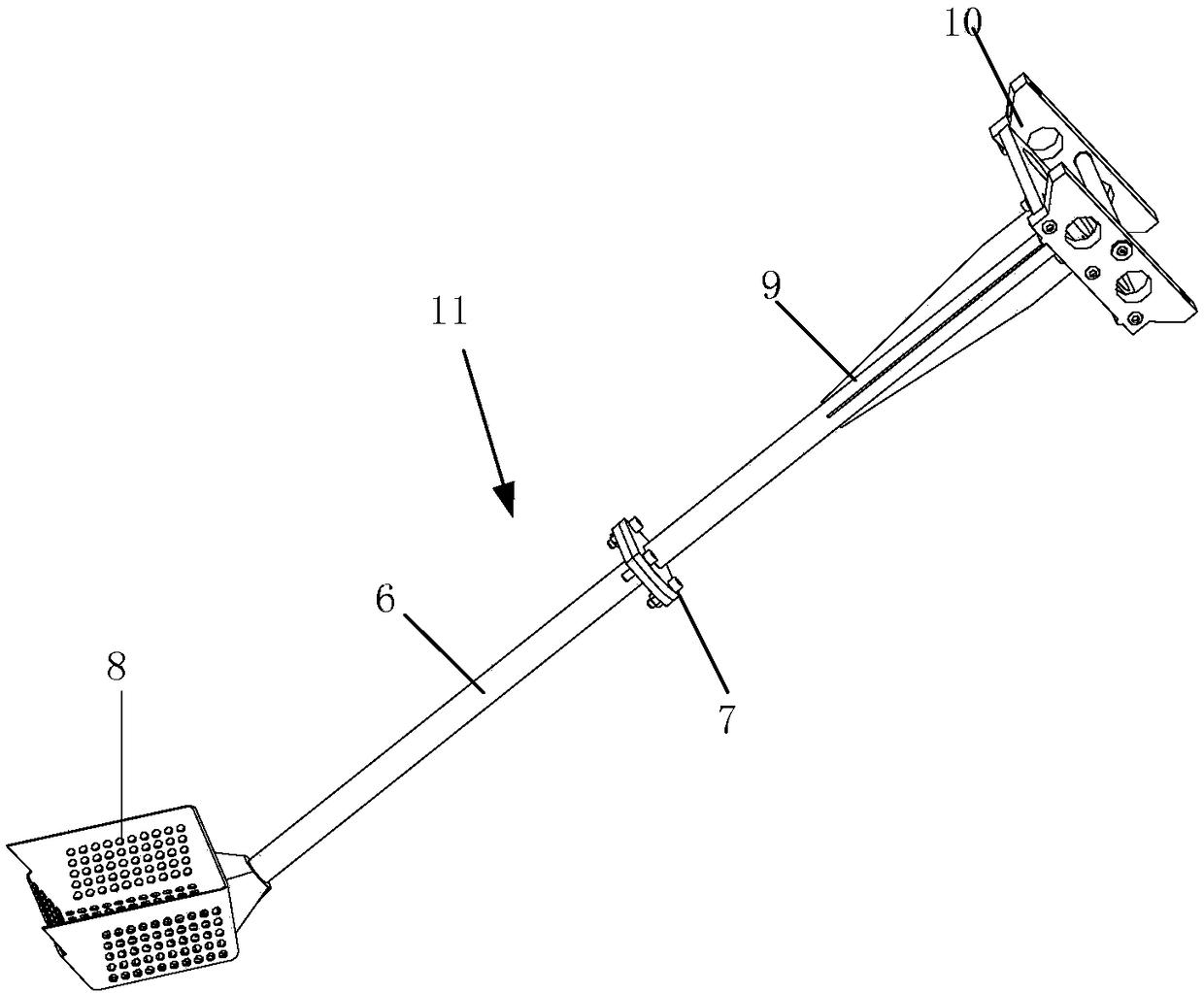 Slag fishing robot and using method thereof