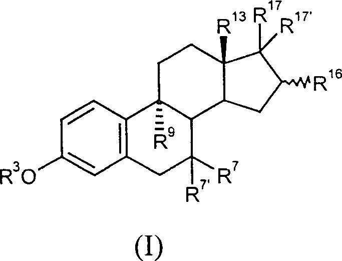 9-alpha-substituted estratrienes as selectively active estrogens