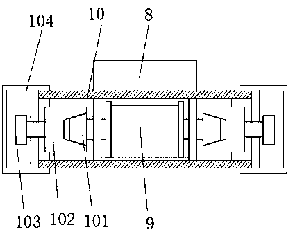 Suspension cable type fire escape device for building