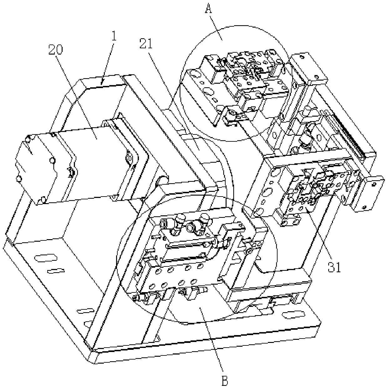 Vertical overturning carrier device