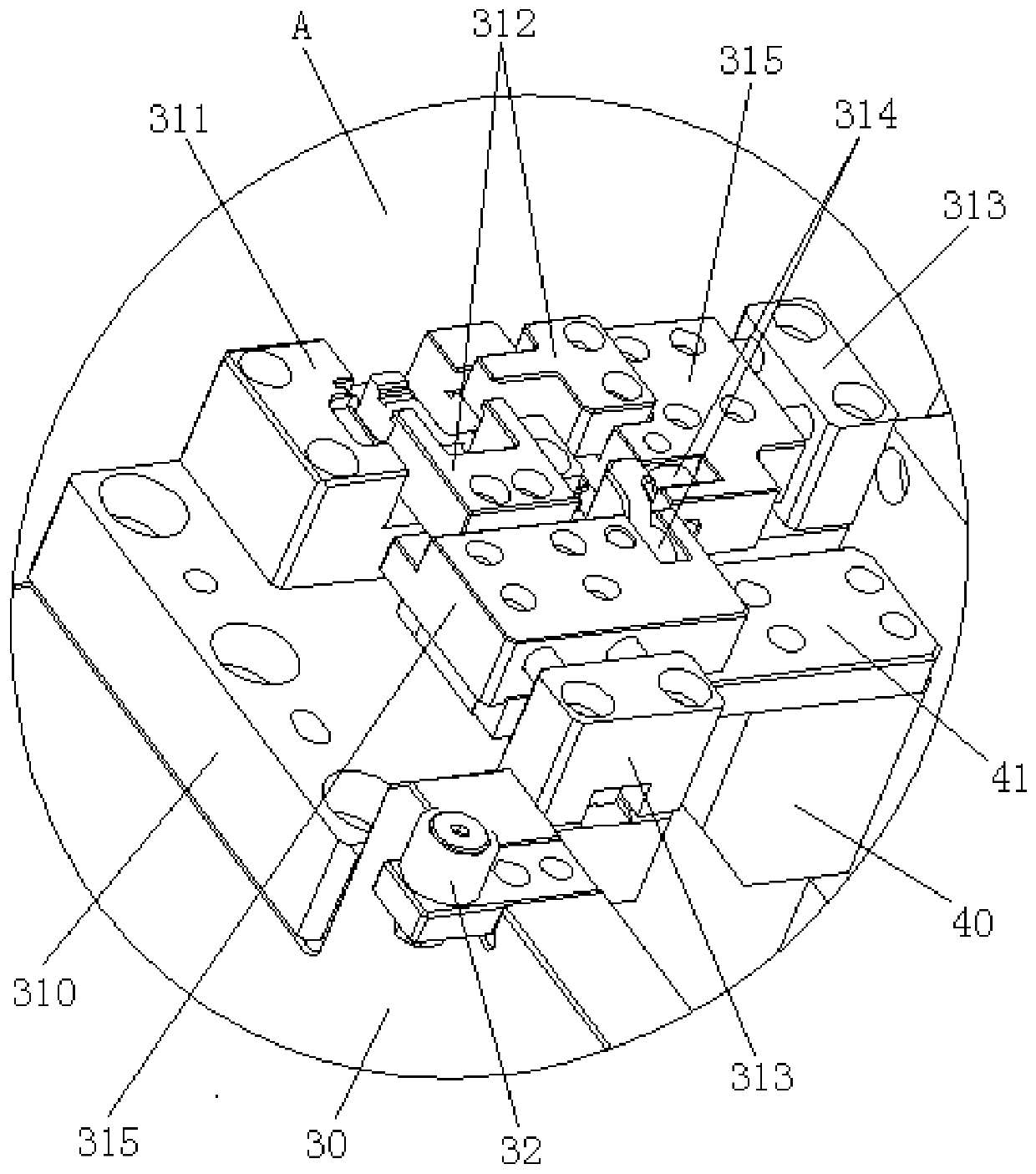 Vertical overturning carrier device