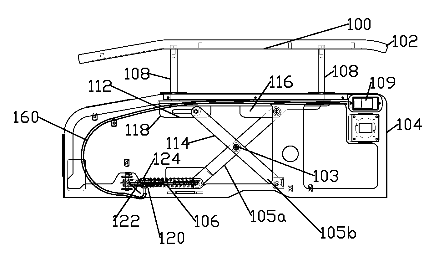 Adjustable telescoping arm