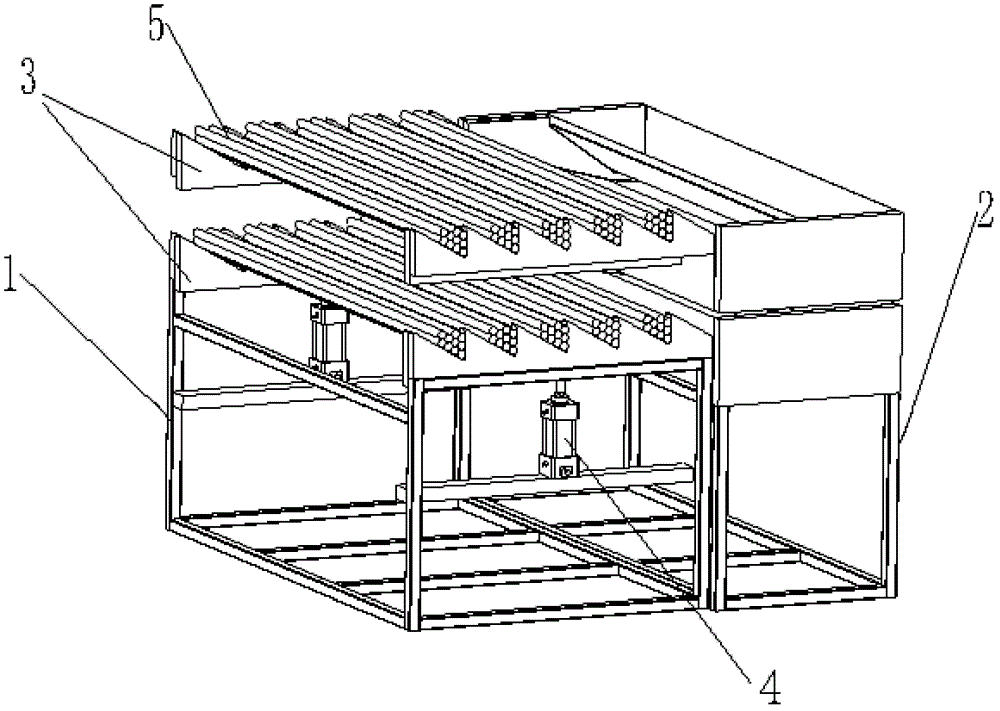 Automatic material separating device