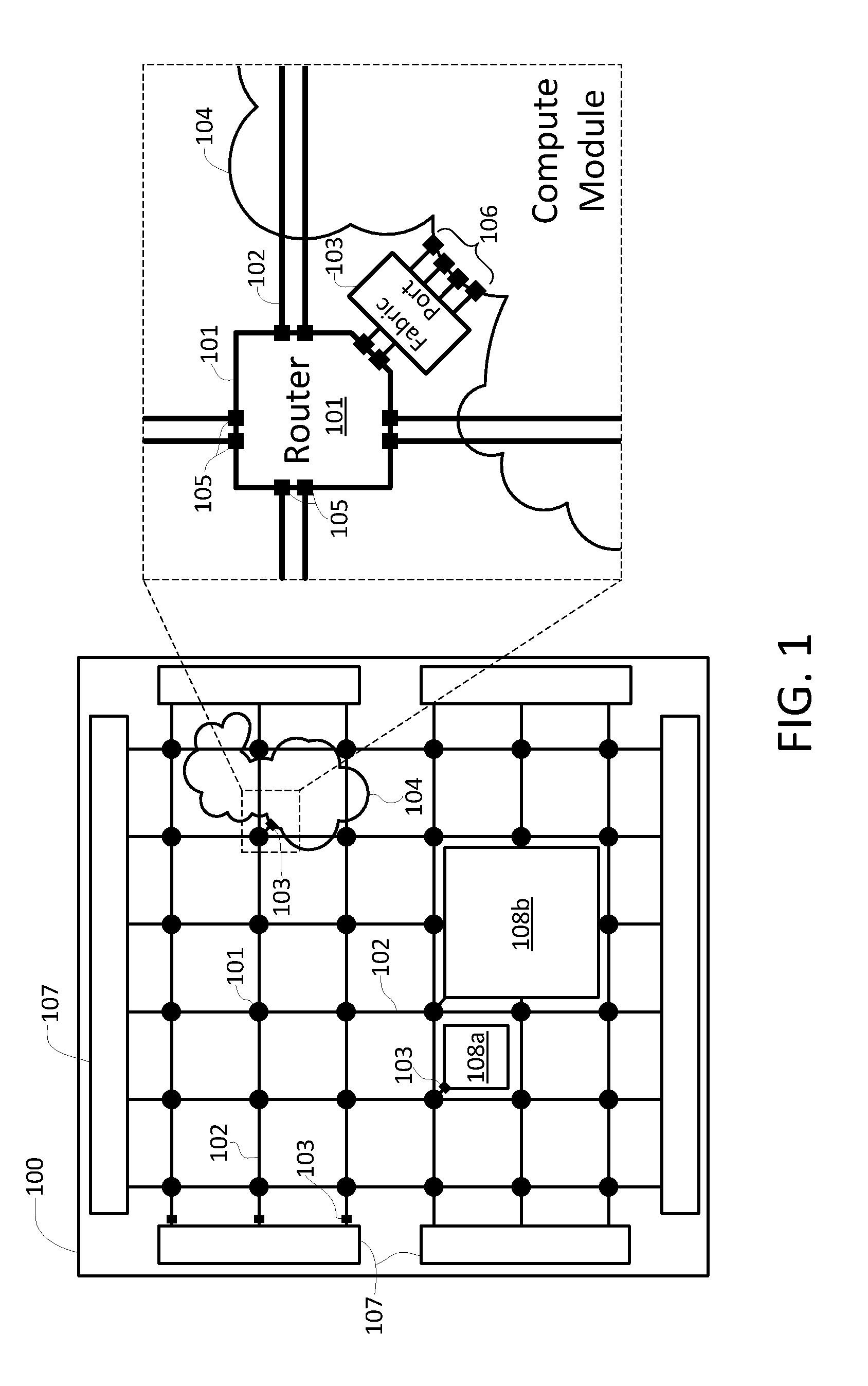 Field Programmable Gate-Array with Embedded Network-on-Chip Hardware and Design Flow