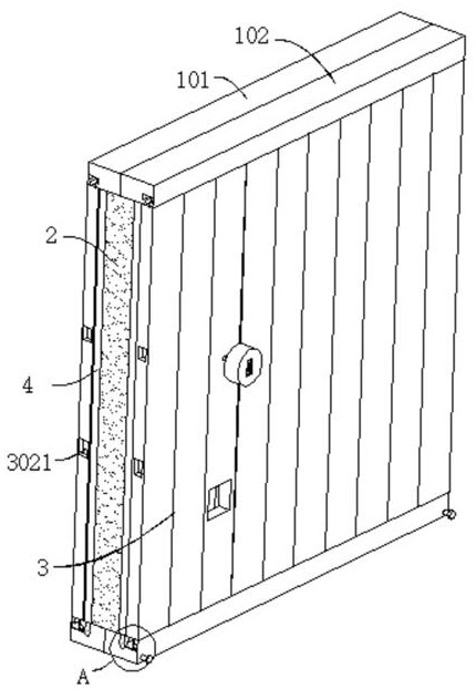 Prefabricated building partition wall structure based on BIM technology