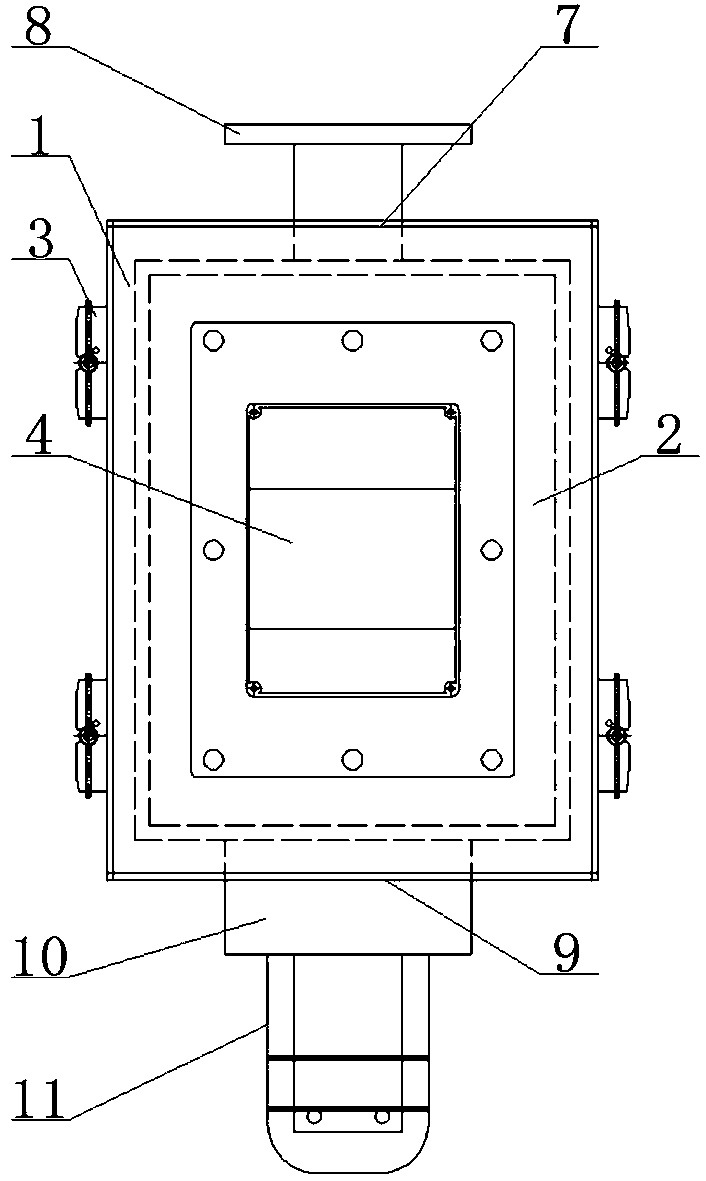 Moisture absorbing device for transformer