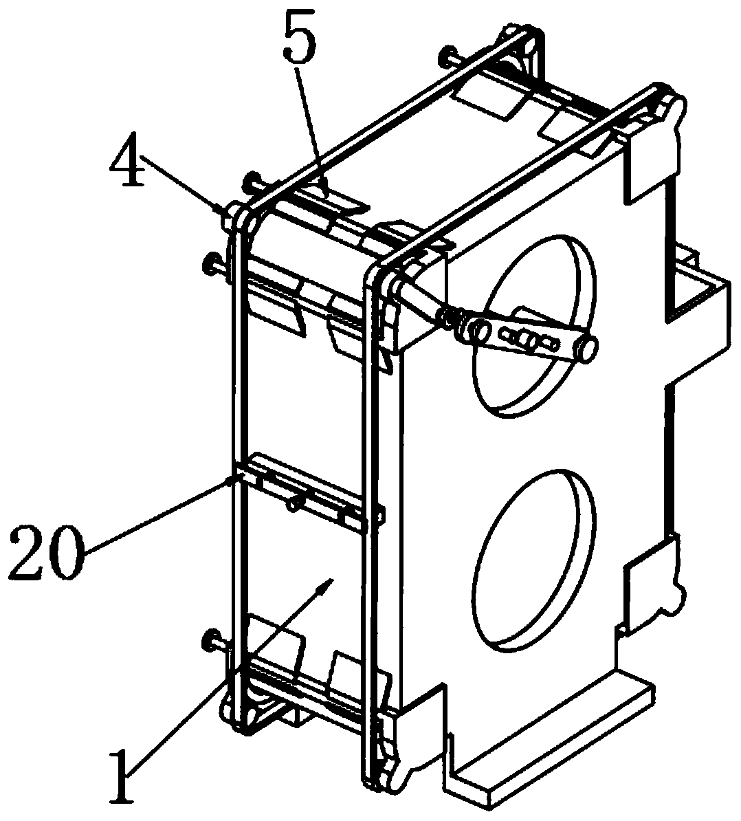 Central air conditioner outdoor unit heat dissipation and cooling treatment system and treatment method