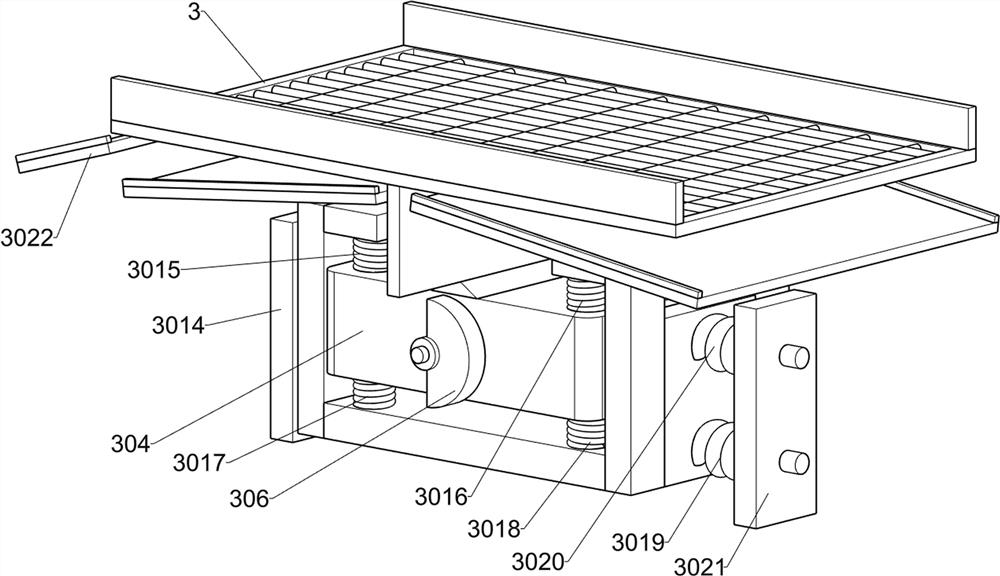 Gymnema sylvestre processing device capable of rapidly dewatering