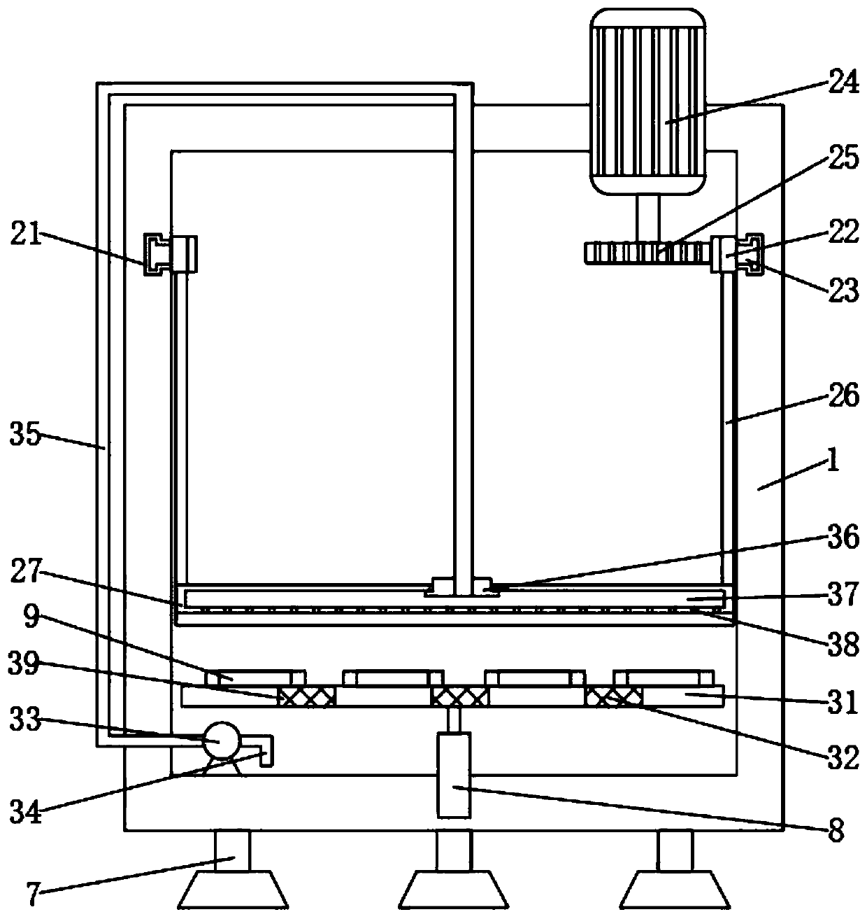 Novel electromechanical cleaning device