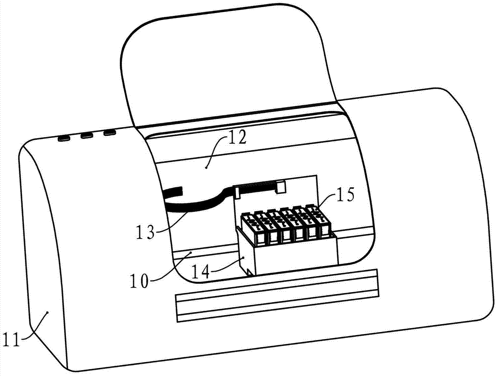 Ink box chip, light emitting display method thereof and ink box