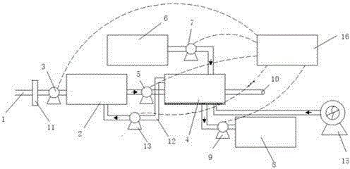 Self-built sewage treatment system and device for communities