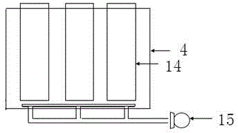 Self-built sewage treatment system and device for communities