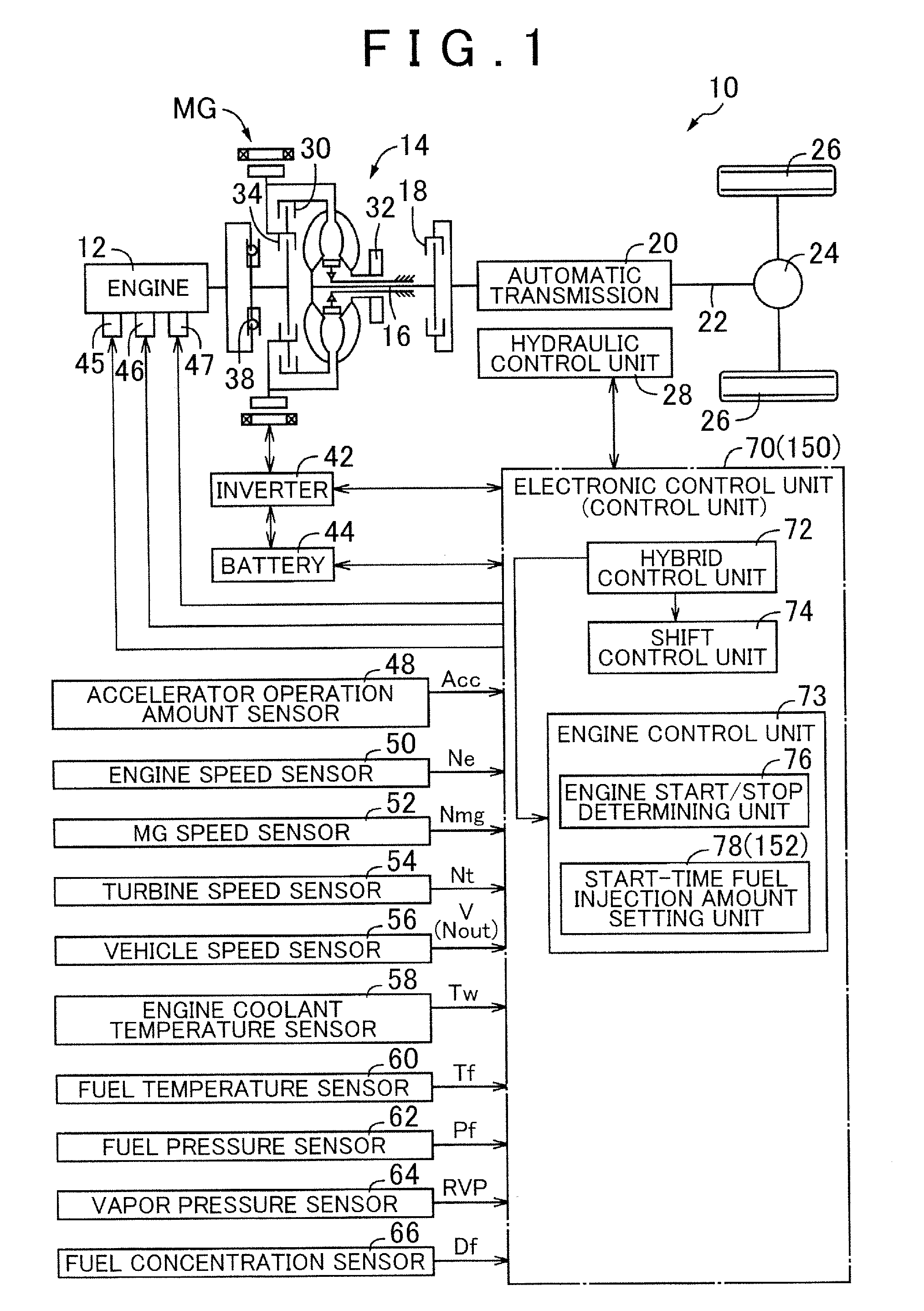 Control system for internal combustion engine of vehicle